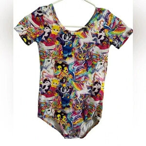 Wild Rich Kids Lisa Frank Leotard girls size 11/12, like new